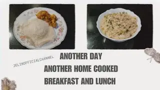 Another day Home cooked Breakfast & Lunch|How to Make Cauliflower Curry and Fried Rice at Home[vlog]