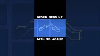 Легко создавайте 3D-склоны! #geometrydash #gdtips #gd #gdlevels #gaming #gdcreation #games
