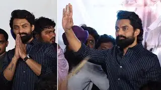 Nandamuri Kalyan Ram Visuals @ Amigos Trailer Launch Event | Manastars