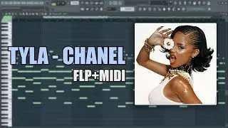Tyla - Chanel (MIDI + FLP) (FL Studio Piano Tutorial / Cover)