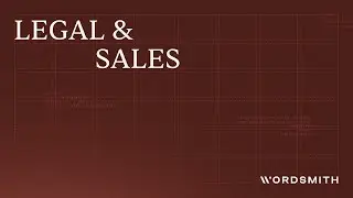 How does Legal AI Support Sales Teams | Wordsmith AI