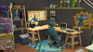 Comic Book Artist Studio ~ The Sims 4 Room Build
