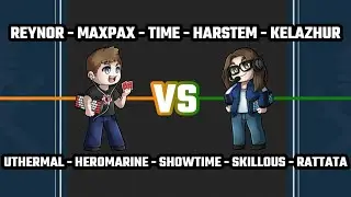 CASTERS CIVIL WAR BEGINS! - RotterdaM vs ZombieGrub - Reynor, MaxPax, HeroMarine [StarCraft 2]