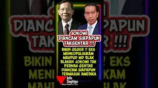 JOKOWIDODO TAK PERNAH GENTAR DIANCAM SIAPAPUN⁉️ Info Segitiga #shorts #jokowi #mahpudmd #prabowo