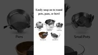Kitchen Gizmo Silicone Clip On Colander #shorts #kitchengadgets #cooking #organizer :link in bio