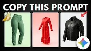 How to Create STUDIO Quality Ghost Mannequin Fashion Photography Using Gemini AI