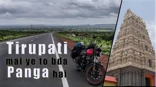 Worst experience at Tirupati Balaji Mandir  |  Bike Ride Travel VLog | Ek Musafir