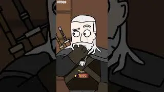 Yen or Triss - The witcher animation #shorts