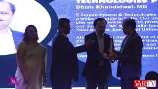 E Square System & Technologies receiving the award for the Best System Integrator at VAR Symposium