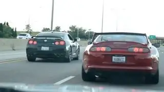 GTR vs. Supra vs. 650whp Evo - Team OBL To The Streets!