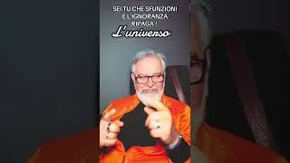 Sei tu che sfunzioni e l’universo ti accontenta  #universo #leggediattrazione #mindsetmotivation 