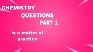 Chemistry multiple choice questions