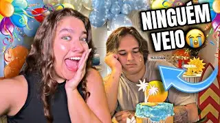 FIZ UMA FESTA SURPRESA PRO MEU MARIDO E NINGUÉM VEIO! 😭