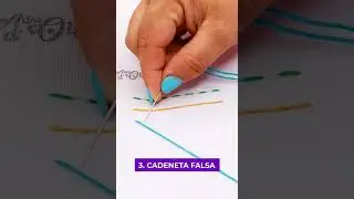 3 Puntadas B&aacute;sicas de Bordado a Mano