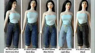 Phicen 1/12 jeans for dolls, 5.8