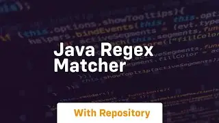 java regex matcher