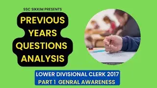 Lower Divisional Clerk LDC 2017 Full Paper Analysis
