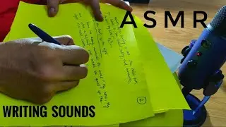 WRITING SOUNDS ASMR | Ink Pen on Paper Sounds | Sleep Inducing