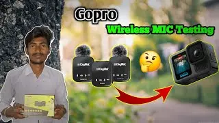 क्या GOPRO में Wirless MIC  चलेगा | Yes &No | DIGITEK DWM101 WIRELESS MIC GOPRO Testing 