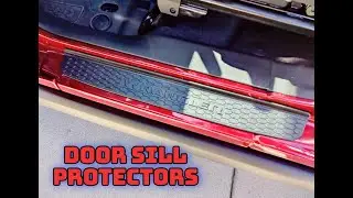 2022 Jeep Wrangler Door Sill Protectors Installed