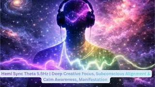 Hemi Sync Theta 5.5Hz | Deep Creative Focus, Subconscious Alignment & Calm Awareness, Manifestation