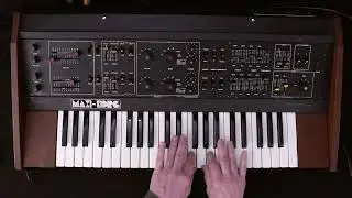 Korg Maxi-Korg 800DV panel controls in detail