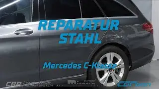 Carbon CBR Reparatur einer Mercedes C Klasse Seitenwand