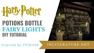 DIY Harry Potter Potions Bottle Fairy Lights--Primark inspired