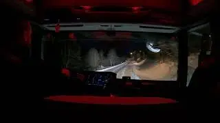Cabin view of Scania 560R arctic truck on Norway's  back roads #truck#gameplay#automobile#simulator