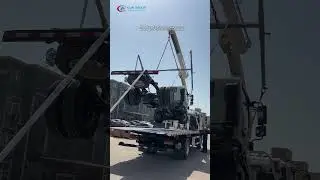 FAW Tiger VH 5 Tons Tilt Tray Flatbed Towing Truck With Knuckle Crane  Rescue Truck#emergencytowing