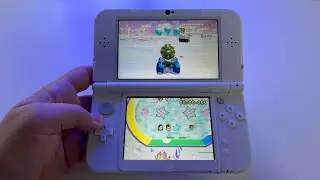 Mario Kart 7 multiplayer online battle mode | The New Nintendo 3DSXL handheld gameplay