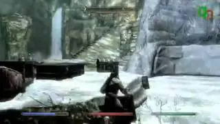 skyrim: first boss fight