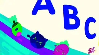 Super Simple Songs ABCD Amazing Style Alphabet Speed Fast Intro Logo Sponsored by:Klasky Csupo 2001 
