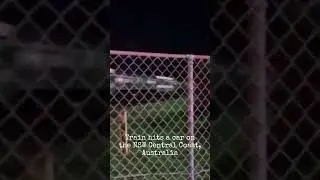 A train has hit a car on the NSW Central Coast tiktok: jt.on.tour
