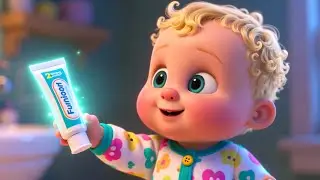 Baby Brushes Teeth Song 🪥🎶 Fun Dental Care Rhyme for Toddlers to Learn Healthy Habits