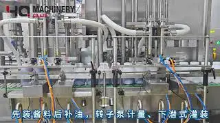 Food machinery for sauce ketchup filling capping and labeling machines #fillingline #machine