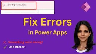 IfError Function in Power Apps | Handle Errors Like a Pro