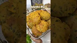Methi Masala Puri - Best Methi ki Puri ever #spicy #methi #puri #masalapuri #masala #aloosabzi #pudi