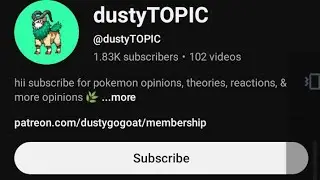 Poketuber Review: @dustyTOPIC 