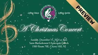 Christmas Concert 2024: Exclusive Preview