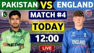 Pakistan U19 vs England U19 | Unforgettable Thriller Match
