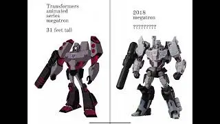 Megatron size comparison