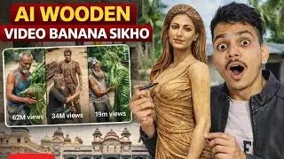 AI Wooden Statue बनाने का पूरा राज | 60M Views वाला Secret 🔥@techzabaaz6805 