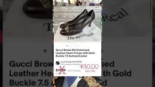 Thrifting Gucci Designer Luxury Items to Sell on eBay for My Side-Hustle