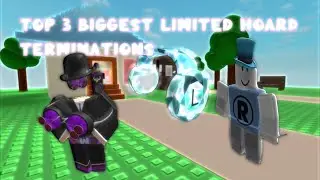 Top 3 Biggest Limited Item Hoard Terminations on all of ROBLOX