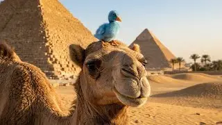 Blue Duckling & the Camel at the Pyramids of Giza | Desert Rescue Adventure (SFX Only)