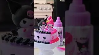 Miniverse Make It Mini Sanrio Hello Kitty & Friends Series2: Kuromi&My Melody Heart Cake🖤🩷🍰✨#asmr