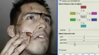 Cracked Face Effect Using The Gimp!