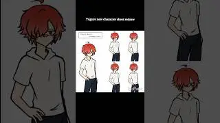 Redraw of future game oc sheet #art #digitalart #visualnovelgame #ocart #smallartist