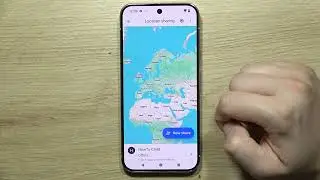 How to Share Location on GOOGLE Pixel 9 Pro - Google Maps Location Sharing